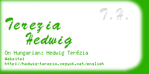 terezia hedwig business card